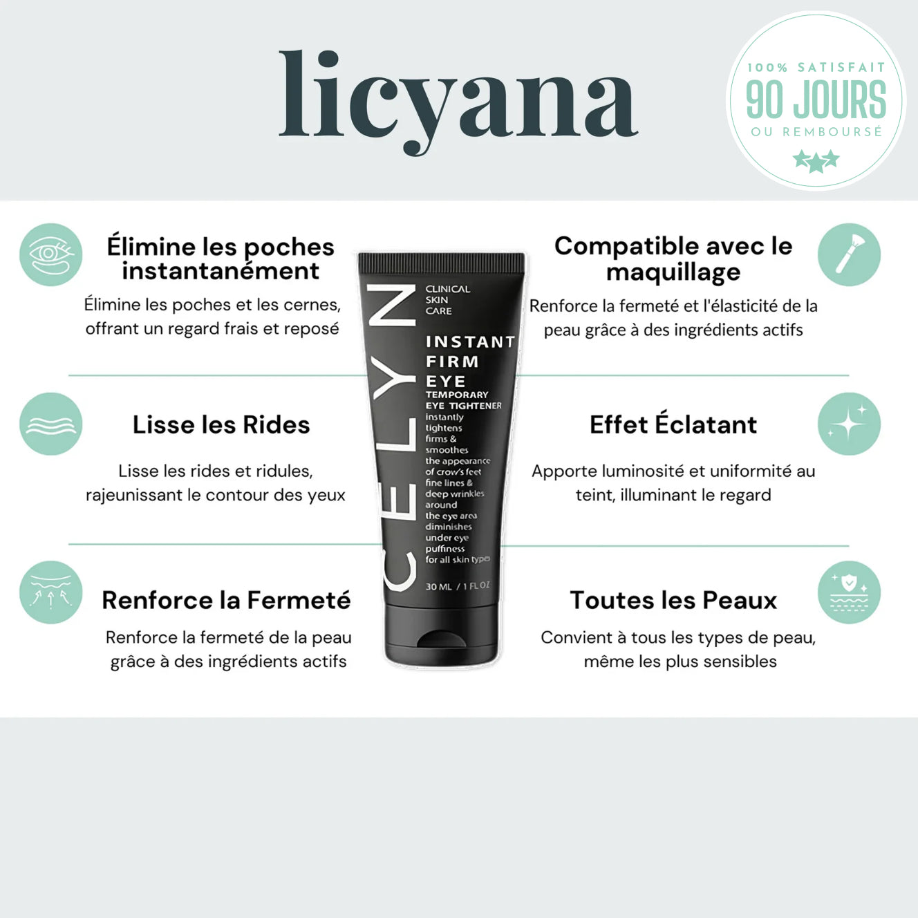 Crème Anti Cernes et Rides Instantanée